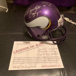 Mint Randal Cunningham signed with authenticitity